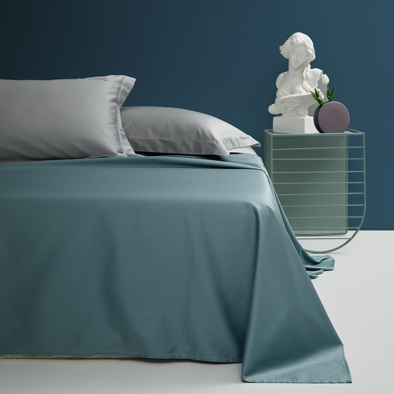 新疆长绒棉100支全棉纯色床单单件纯棉贡缎光滑面床单枕套三件套,床上用品,床单,淘宝优惠券,粉丝福利购,淘宝优惠卷