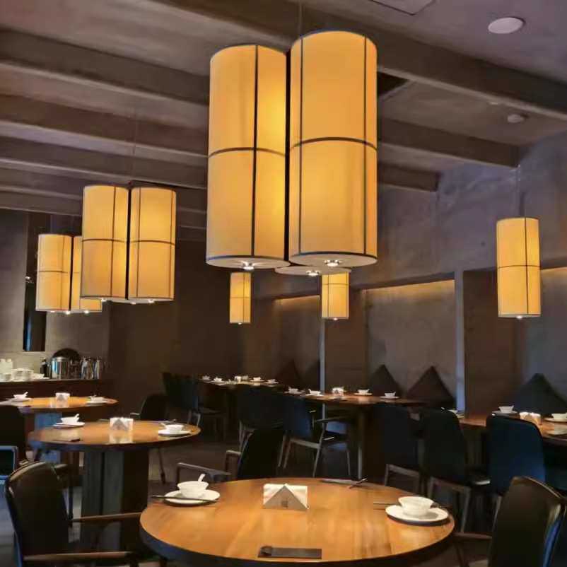 东南亚制泰香米餐厅吊灯堂前燕悦舍饭店吊灯火锅店装饰灯定布灯具