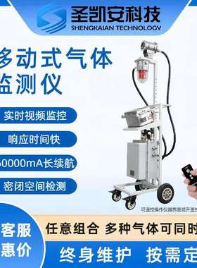 移动式式多参数气体分析报警仪泵吸式C3H8气体检测报警