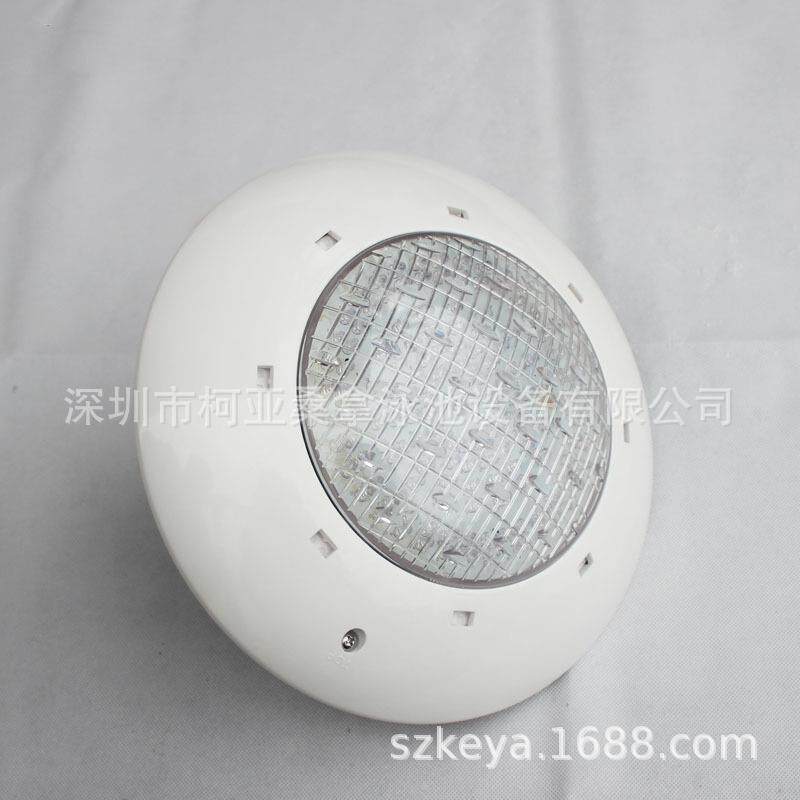 LED挂壁式泳池水底灯池壁灯射灯七彩遥控泳池灯水下灯IP68等级602