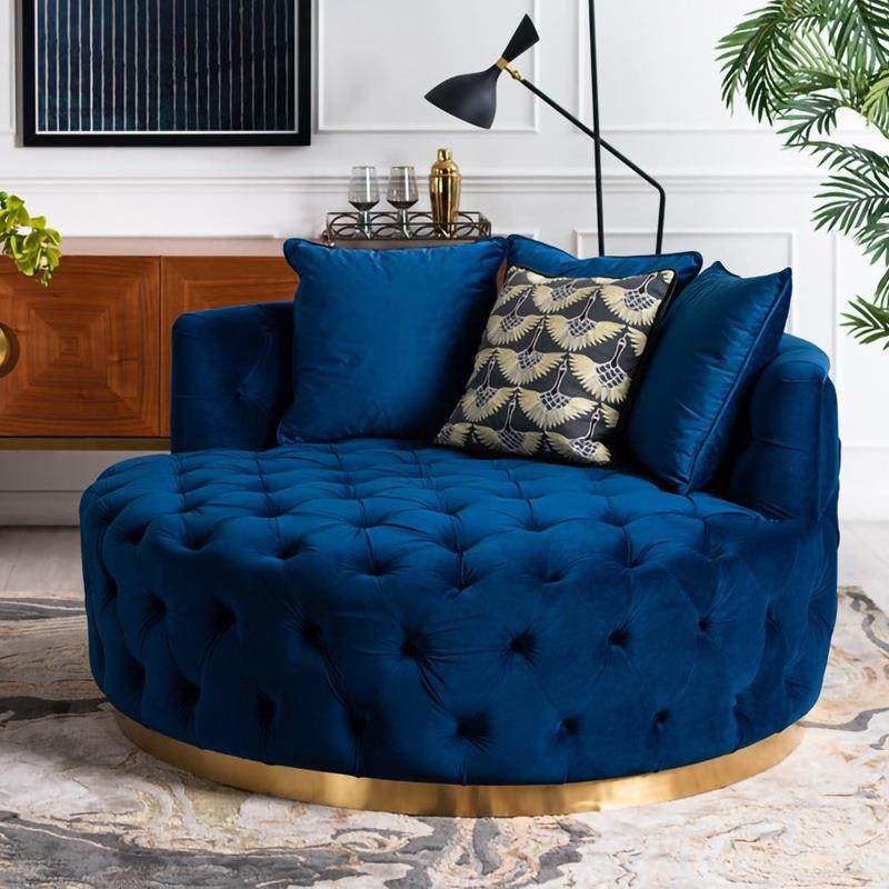 意式简约轻奢金属布艺沙发服装店休息区网红沙发凳创意圆形沙发椅,玩具/童车/益智/积木/模型,毛绒/玩偶/公仔/布艺类玩具,淘宝优惠券,粉丝福利购,淘宝优惠卷