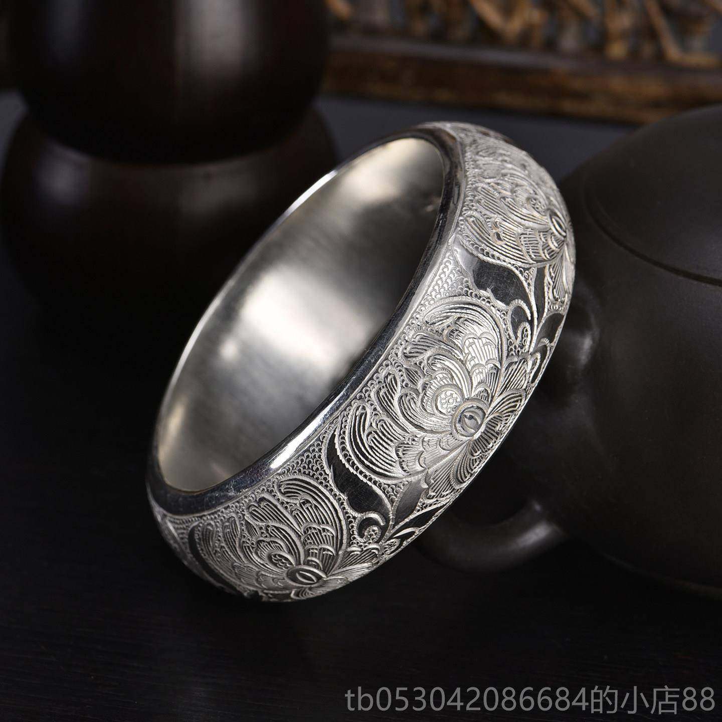 正品银9手镯宽面手2025新款宽版时尚99纯银女年轻年款工个性定制,饰品/流行首饰/时尚饰品新,银饰手镯,淘宝优惠券,粉丝福利购,淘宝优惠卷