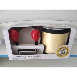 正品RE子ADY AC外贸木质亲早教奥E尔鼓夫教具 打击乐器 铃双面鼓