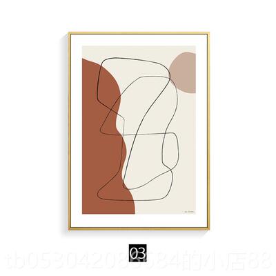 正品ort painting | 北欧风装饰P 橘手画绘挂画 客厅玄关子卧室床