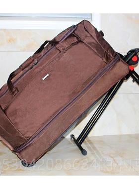 正品超轻拉箱超大容量3行4寸158cm旅行箱牛津杆帆布软男女李箱托