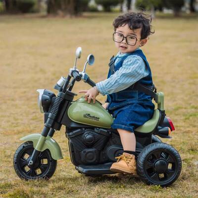 正品德人国儿童电动摩车男女宝可坐小孩遥控充电玩具宝车托电瓶童