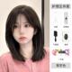 高档闪格假发女长人发锁然骨发全头套式 中分自彷真全真发整顶假发