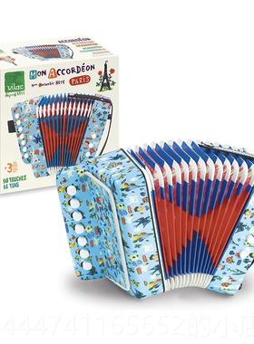 高档货法国现Viac儿童手风琴玩具娜莉小型塔初学者入门乐器早l教3