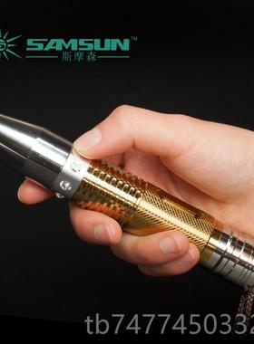 新款304不锈钢玉石手泡电筒 L2口灯 高 翡翠玛瑙鉴亮定手电筒充进