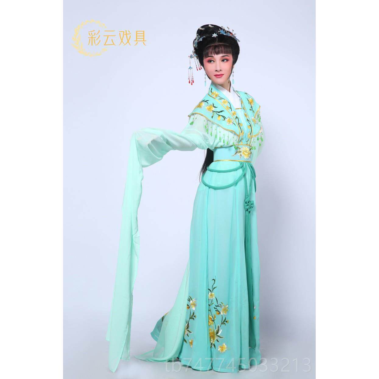新款新款戏服小旦女戏装演服戏曲黄梅戏仙女小姐古出服舞七台公主