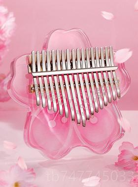 新款Cgea 21-Ton琴e拇指钢琴真正的Kalimba 17-Tone手指钢初学水