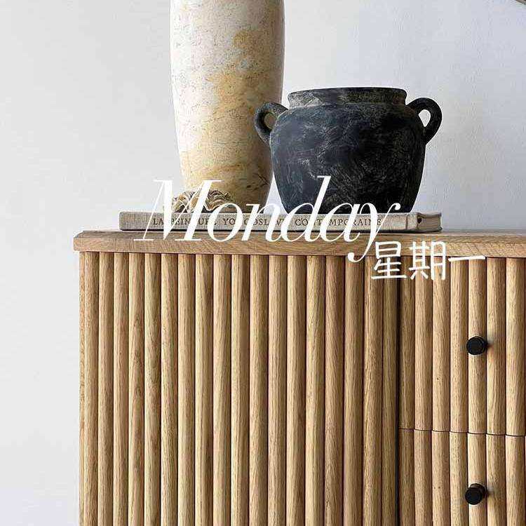 新现代实木家具美式复古餐边柜储物柜古典玄关柜艺术收纳柜
