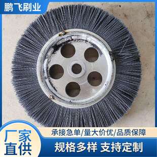 碳化硅毛刷轮磨料丝抛光打磨轮机用打磨去毛刺抛光轮钢丝刷加工