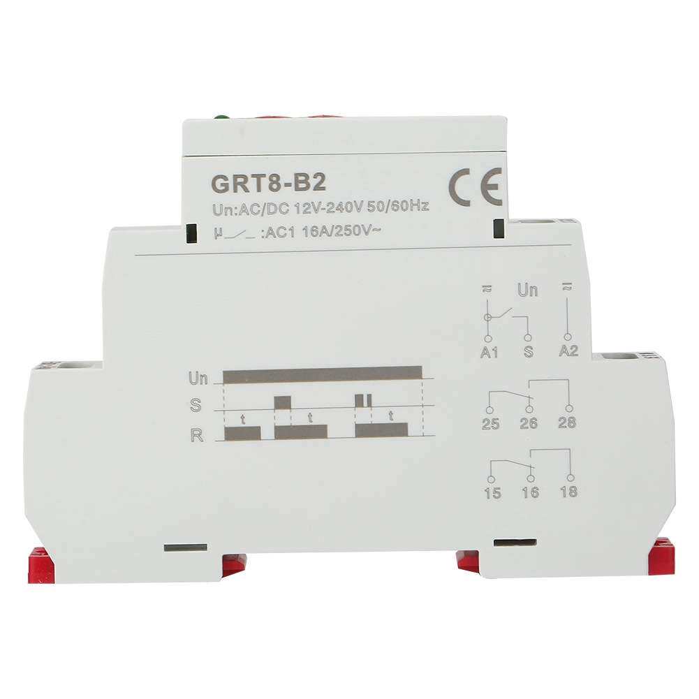 GRT8-B2小型单功能型时间继电器 控制继电器(AC/DC12V-240V) 1套