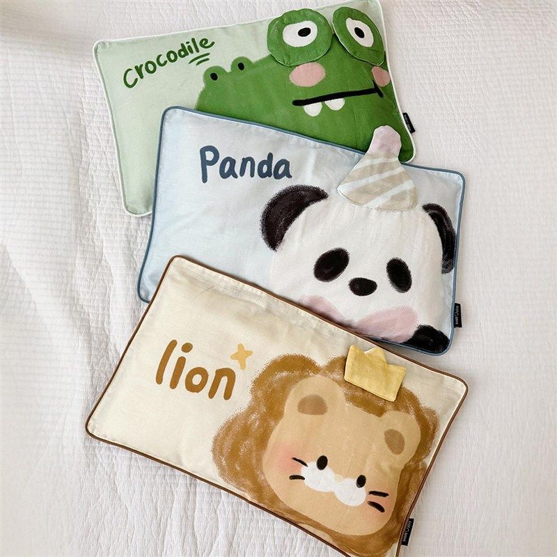 母婴A类双层纱布儿童枕套 全棉枕头套 幼儿园枕皮30*50 单人48*74,床上用品,枕套,淘宝优惠券,粉丝福利购,淘宝优惠卷