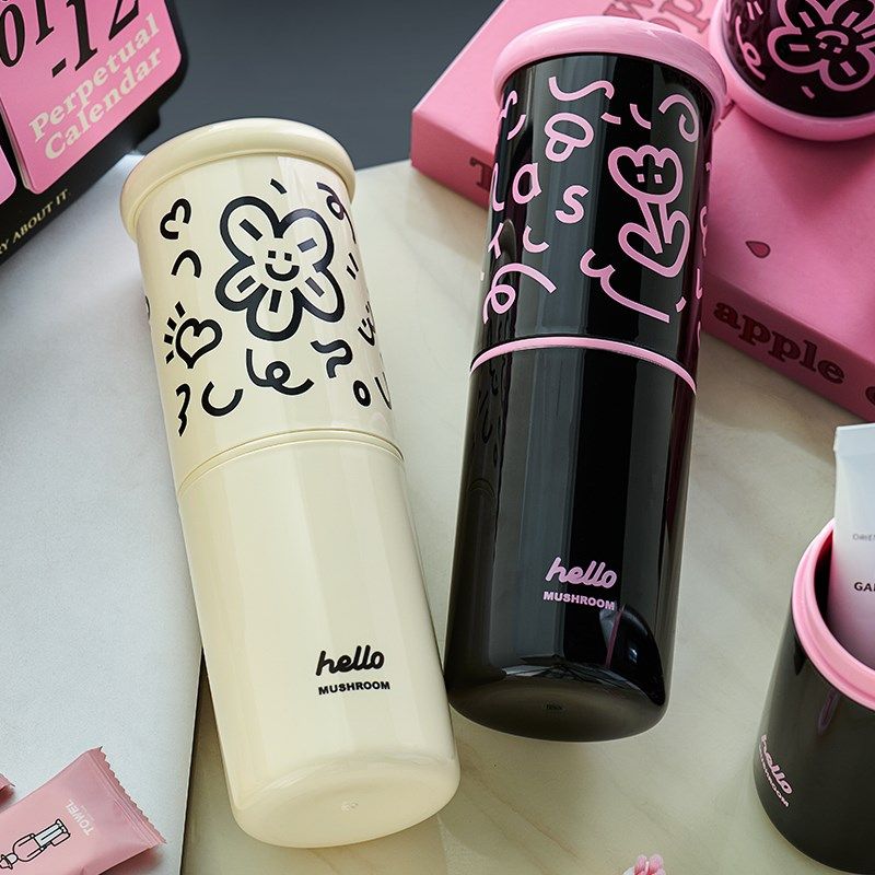 涂鸦条纹漱口杯旅行洗漱杯家用外出便携牙刷牙膏洗漱套装牙具收纳,家庭/个人清洁工具,洗漱杯,淘宝优惠券,粉丝福利购,淘宝优惠卷