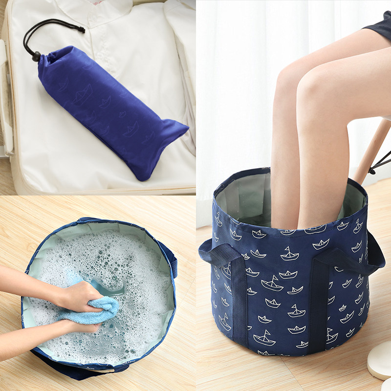 便携式可折叠泡脚袋袋子户外水盆旅行泡脚桶洗衣盆洗脸盆洗脚水桶,户外/登山/野营/旅行用品,水盆,淘宝优惠券,粉丝福利购,淘宝优惠卷