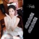 婚纱手套蝴蝶结白色网纱新娘手袖 结婚造型袖 套遮手臂照相馆礼服配