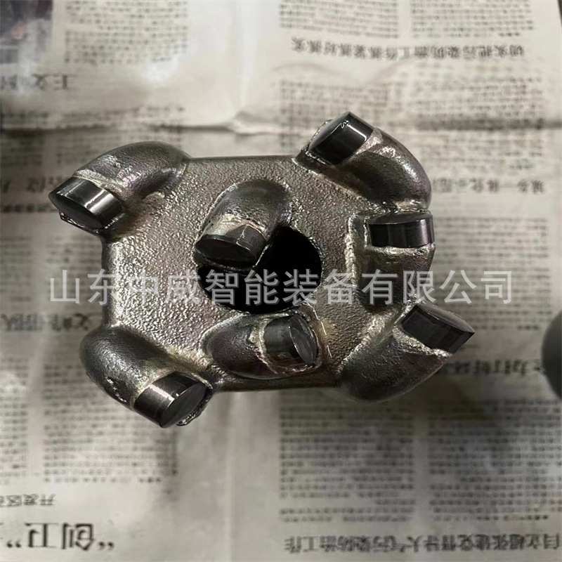 12-14级矿用合金刚胎体钻头 硬岩用高强度四翼平顶烧结体钻头