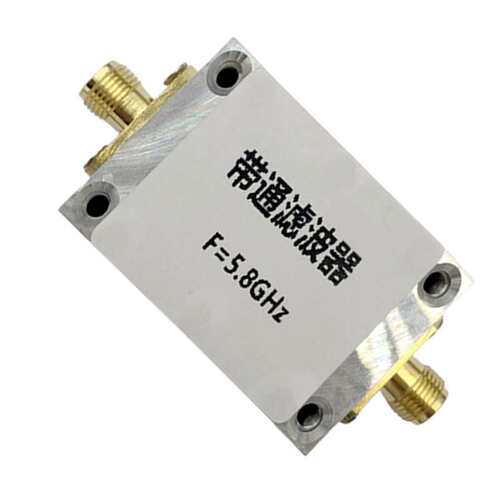 5.8GHz 带通滤波器 无线射频滤波器 Wifi等接收机抗干扰专用 SMA