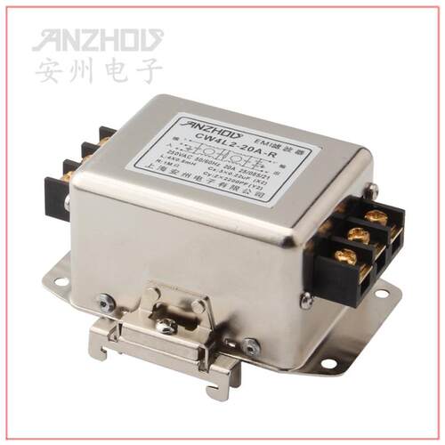 20A导轨式滤波器 CW4L2-20A-R 电源滤波器双极 CW4EL2-20A-(SR)