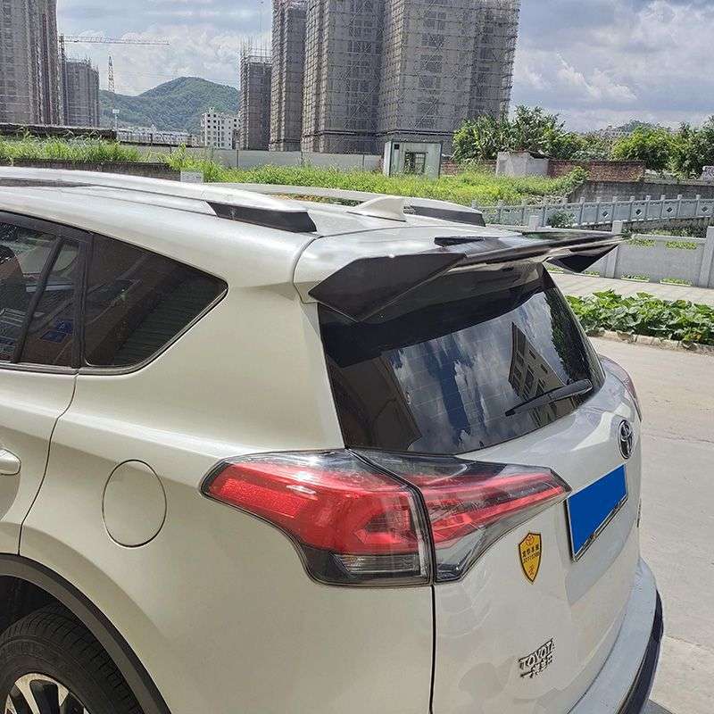 汽车通用尾翼改装免打孔两厢SUV顶翼定风翼高尾翼加装装饰后翼