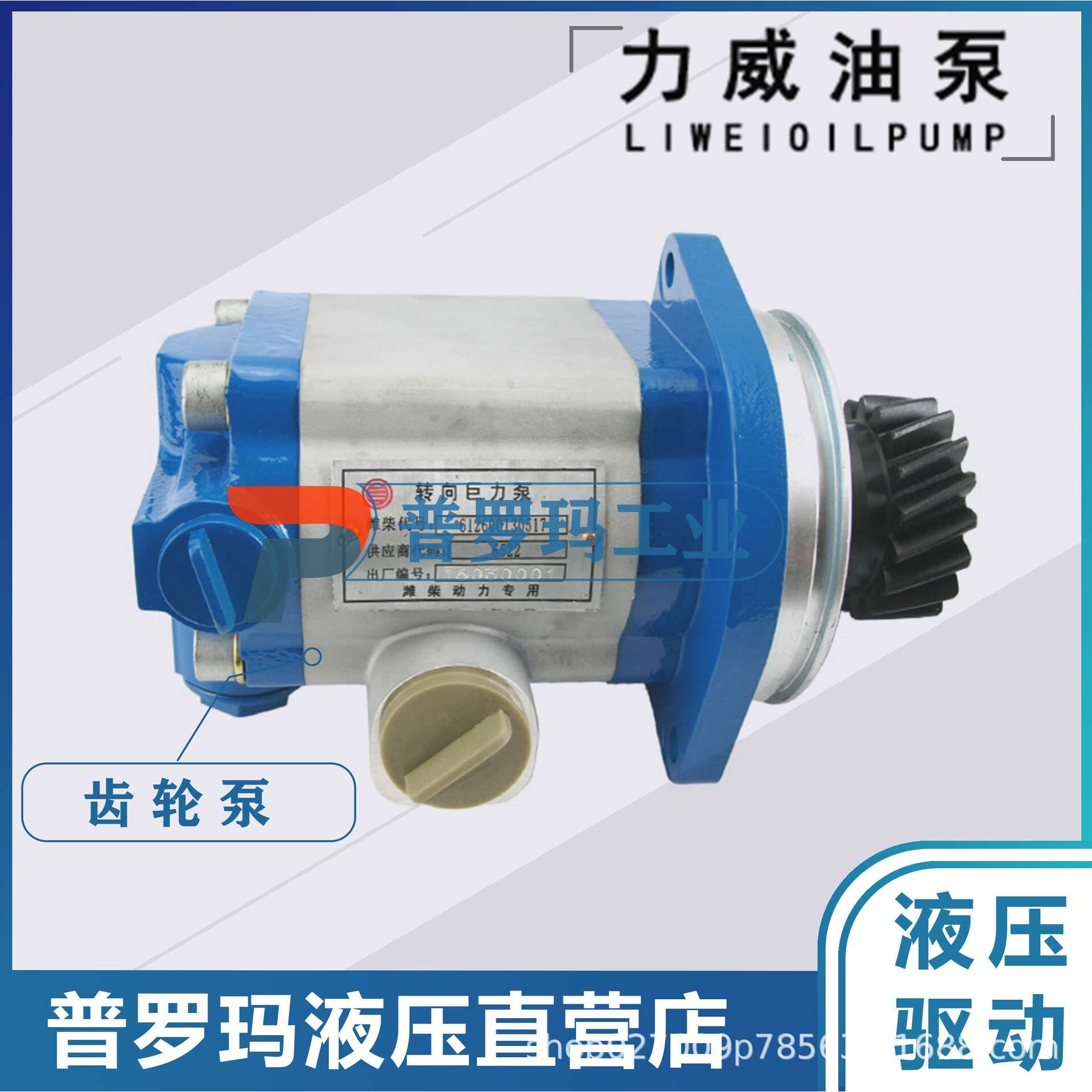 合肥力威液压汽车转向油泵徐重吊车6CT动力泵转向泵QC10/5-6CT