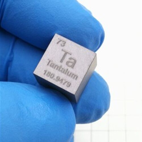 金属钽 周期表型立方体 10mm Ta99.9% 冥灵化试 元素收藏