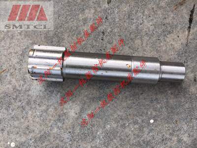 中捷镗床配件 TPX6111B TPX619B 原厂镗床花键轴 27371 L105.5