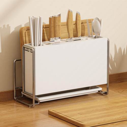厨房刀架置物架筷子收纳刀具砧板菜刀多功能一体收纳盒新款家用