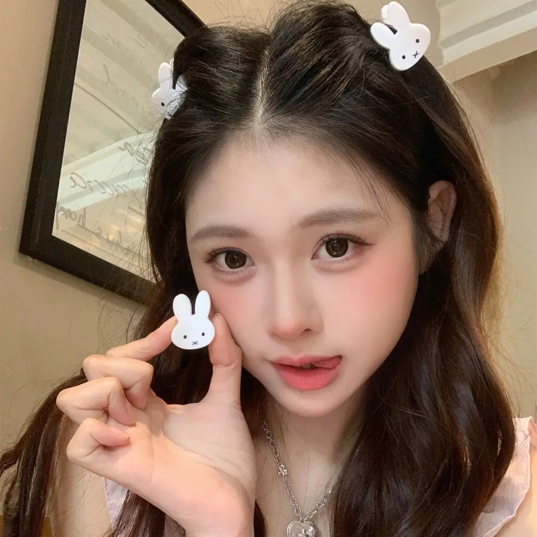 可爱兔子小抓夹韩系甜美少女心日系刘海夹侧边夹碎发夹子发饰lx