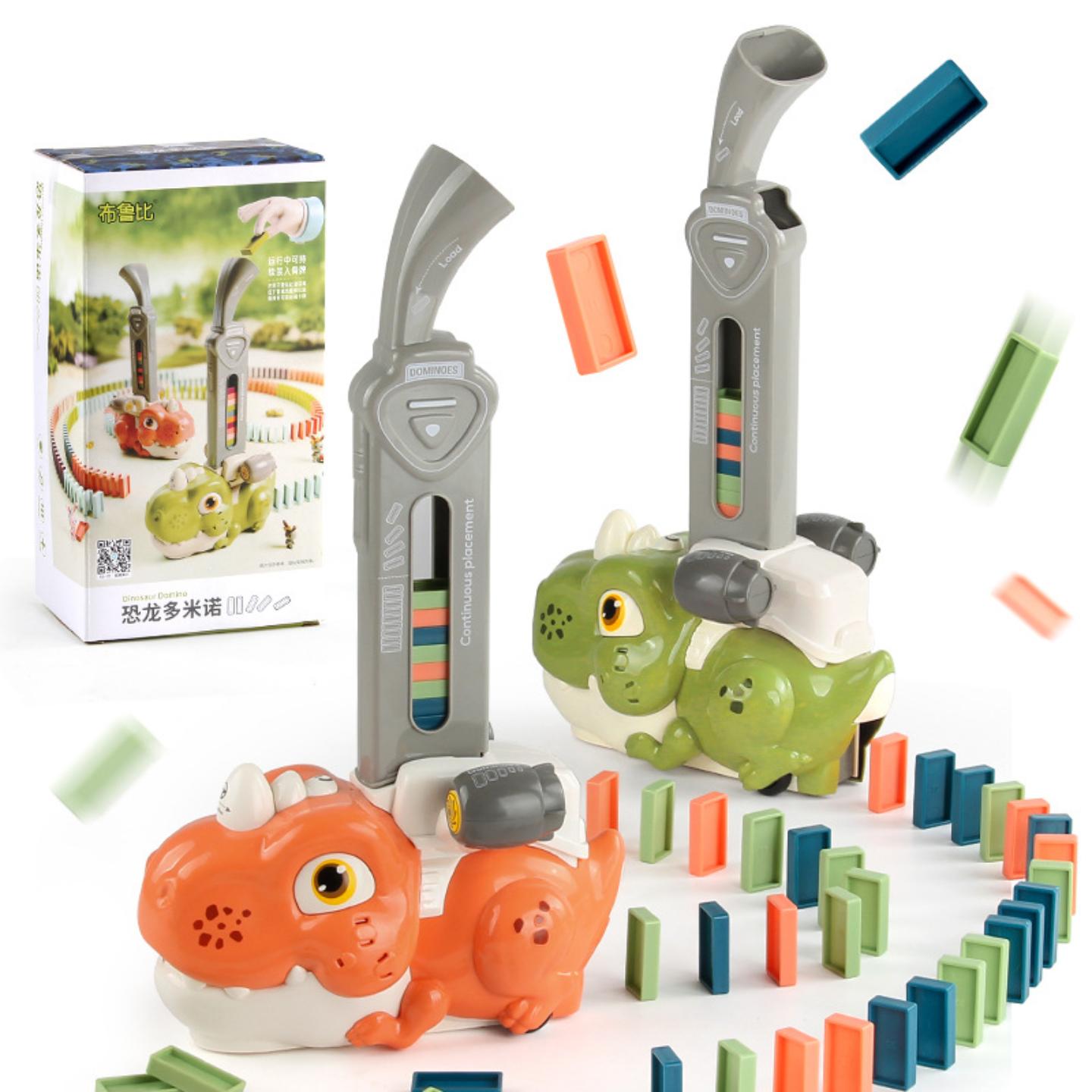 多米诺骨牌火车电动玩具
