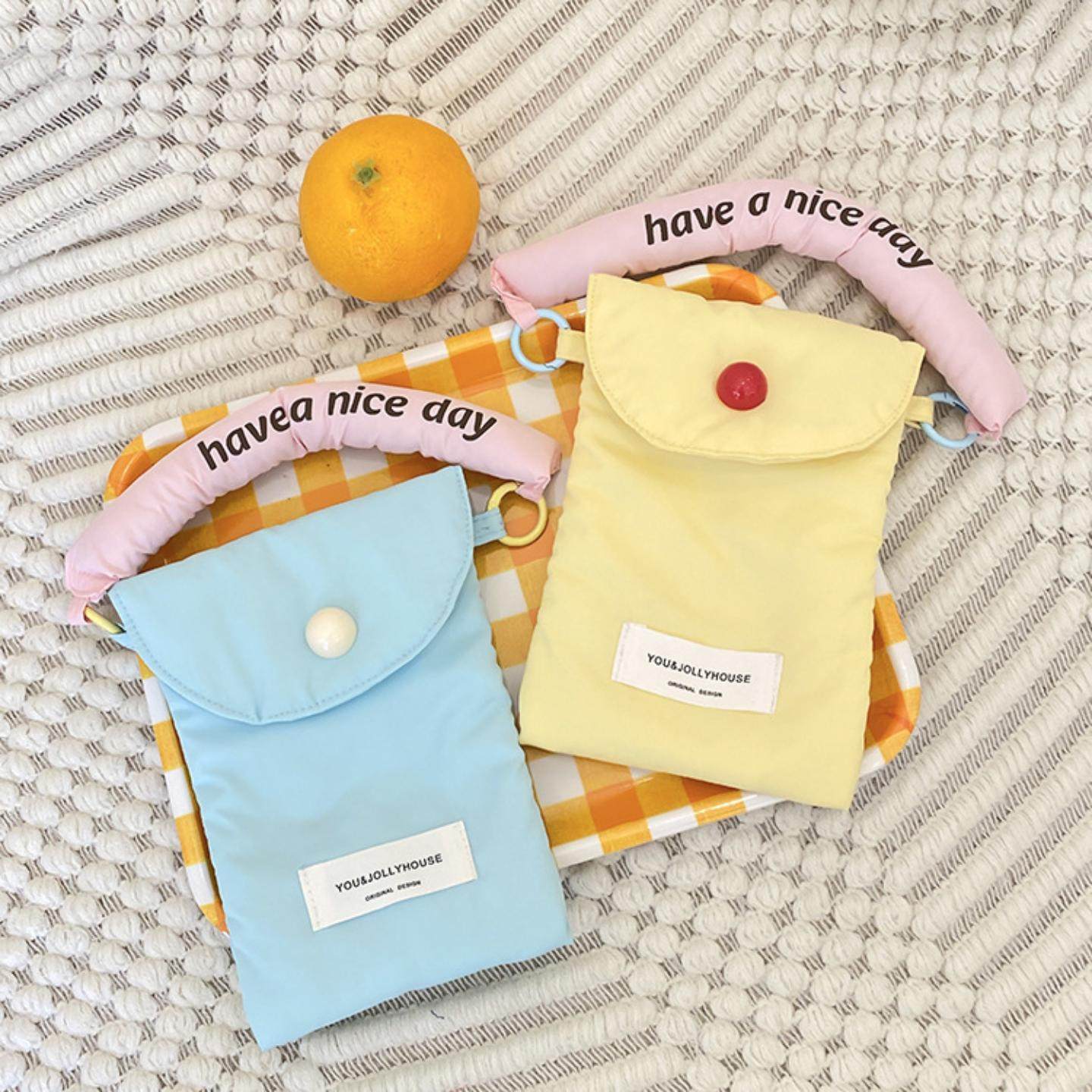 ins简约风手机收纳包韩系斜挎小包包女百搭手拎布包,箱包皮具/热销女包/男包,腋下包,淘宝优惠券,粉丝福利购,淘宝优惠卷