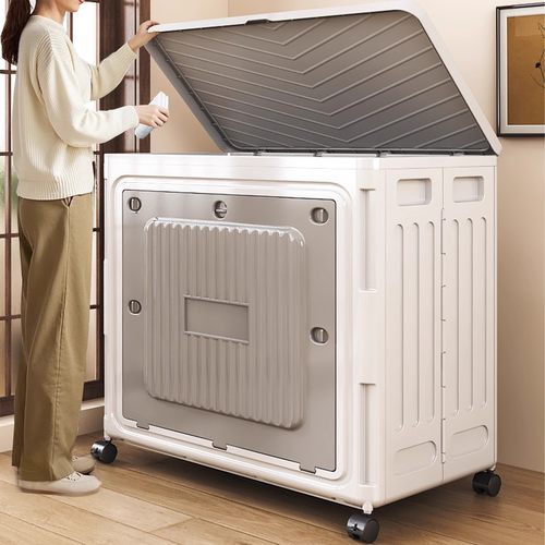 衣服收纳箱家用大容量翻盖卧室衣物被子整理箱可折叠收纳柜储物柜