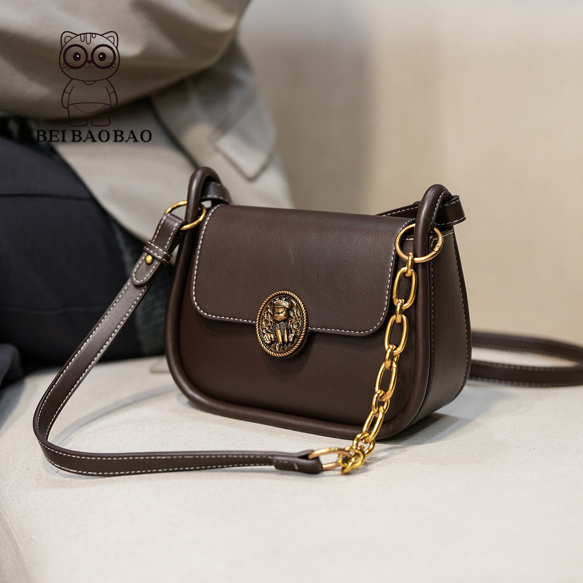 北包包源头马鞍包包纯色单肩包休闲女包百搭斜挎包,箱包皮具/热销女包/男包,马鞍包,淘宝优惠券,粉丝福利购,淘宝优惠卷