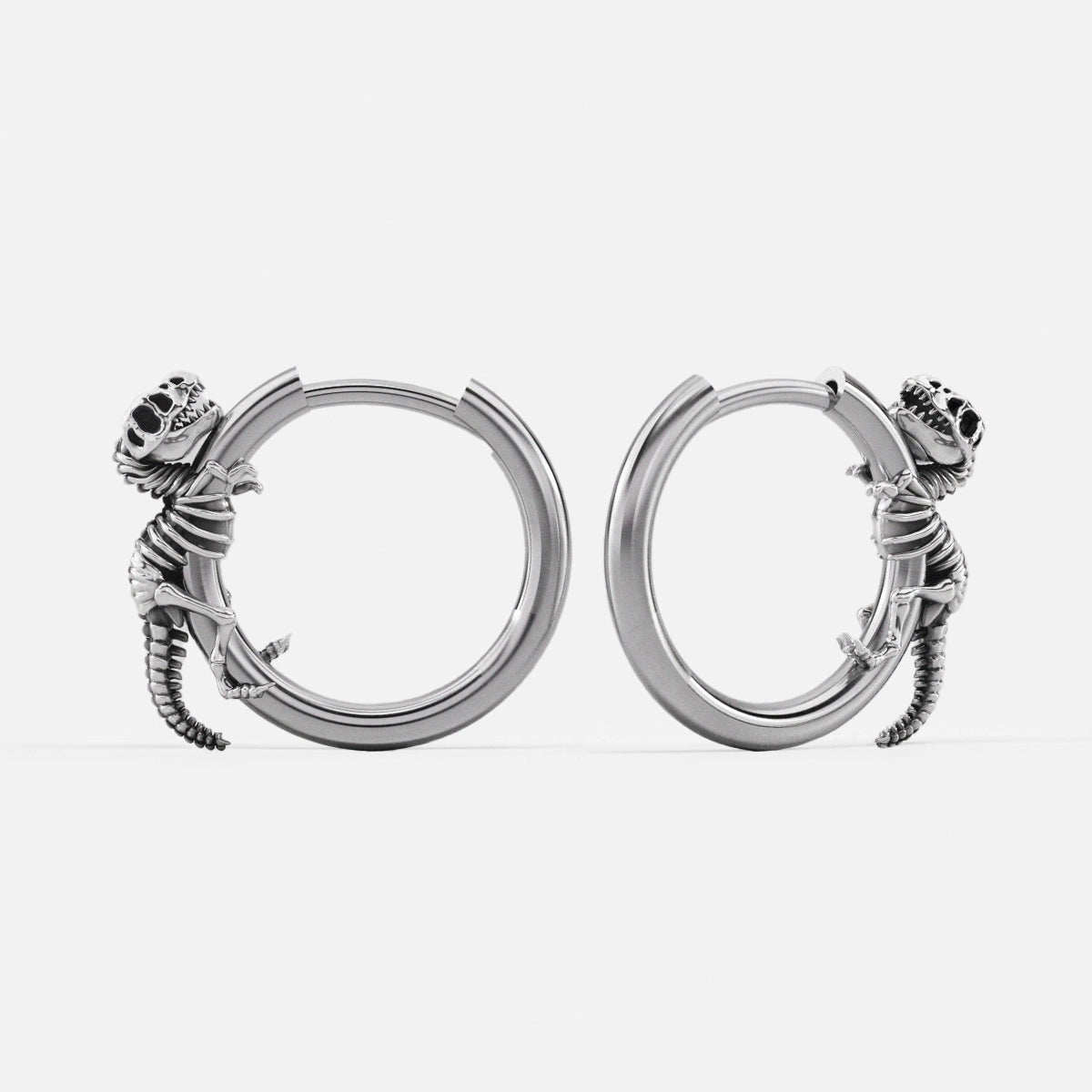 punkyouth恐龙遗迹图腾耳环925银防过敏暗黑亚文化个性潮搭,饰品/流行首饰/时尚饰品新,耳环,淘宝优惠券,粉丝福利购,淘宝优惠卷