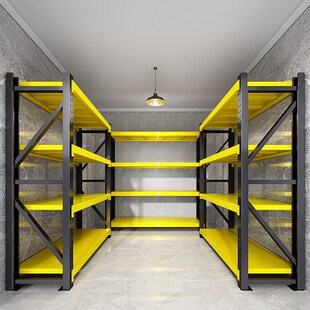 仓储货架多层置物架多层家用靠墙储物架重型超市车库储物间收纳架