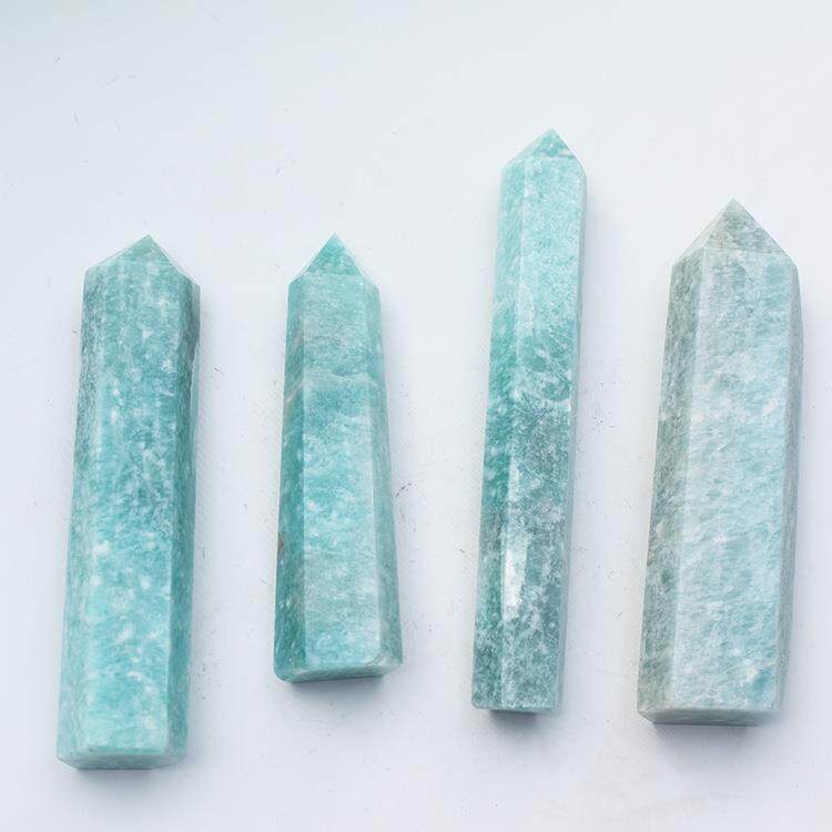 天棱河石柱子柱天河石六柱20191024石子摆件家居摆饰