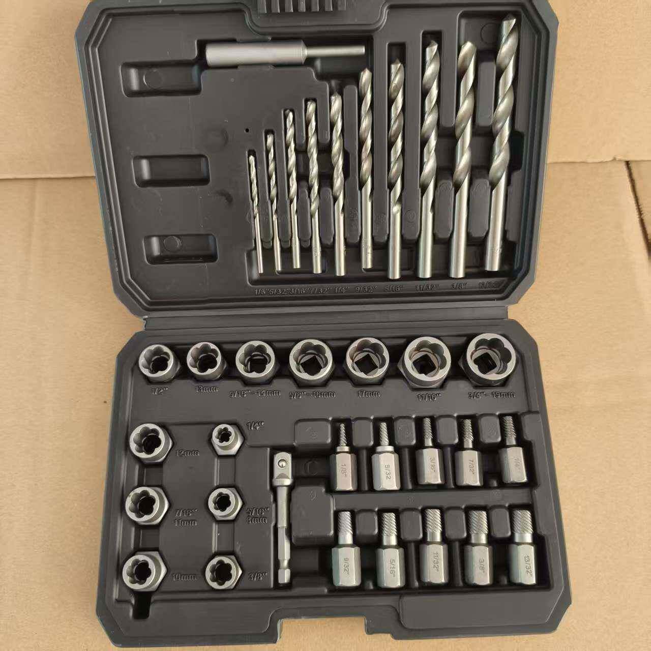 35PC取出出器套装994断丝螺取母器多功能螺母拆卸工反牙套筒汽修