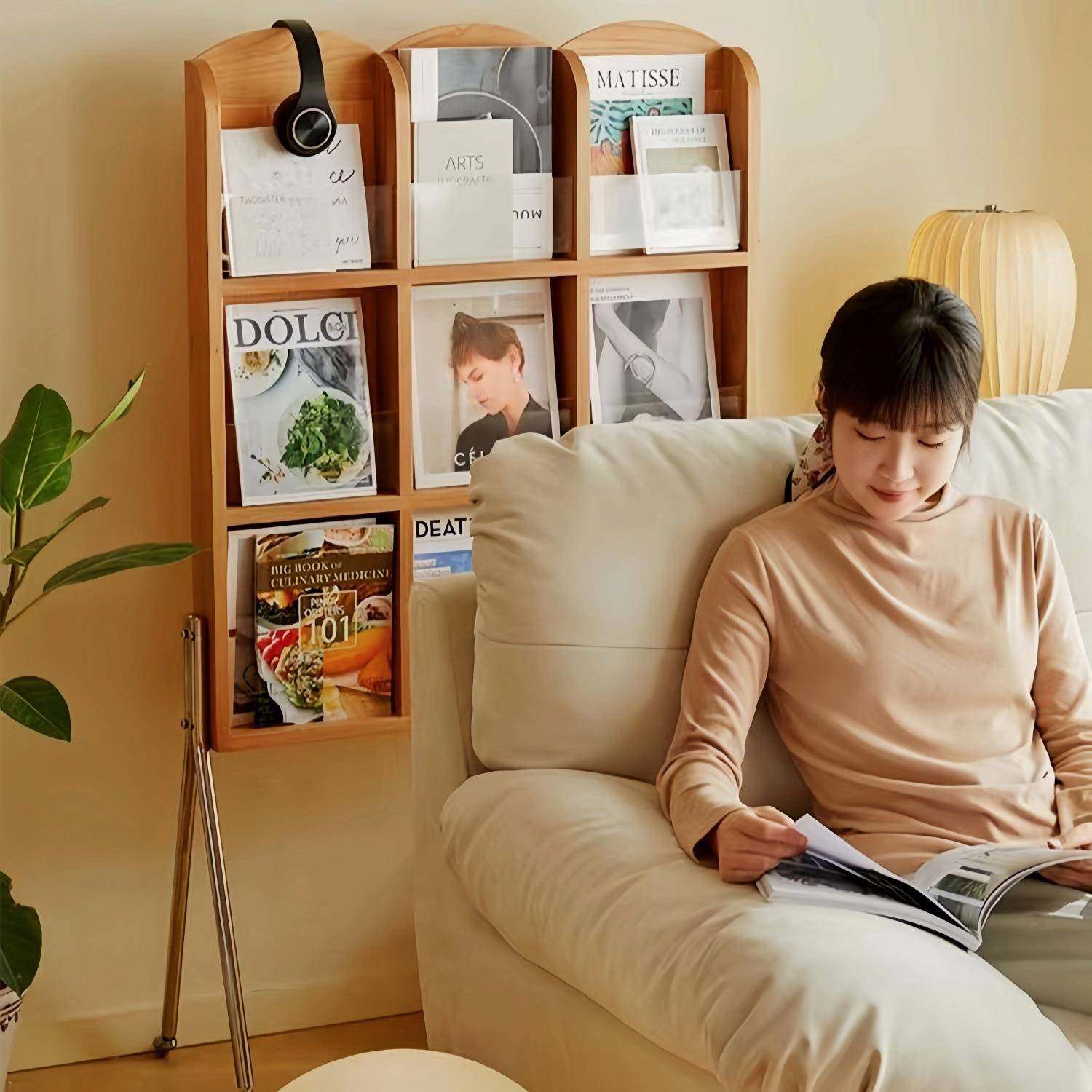 新中式可移动架书架落地置架架实ZGE物木杂志中古展示架陈列收纳,商业/办公家具,办公储物柜,淘宝优惠券,粉丝福利购,淘宝优惠卷