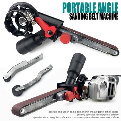 转砂带抛光机M10配配件15mm砂宽角磨机换带机件砂带抛光机