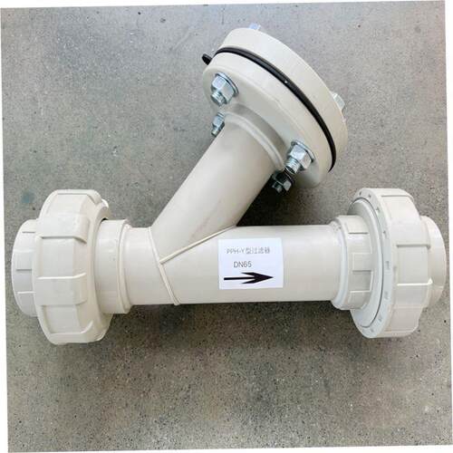 实力PPY型法兰过滤器聚烯管道P器P丙H过滤规格齐全格PPY型过价优