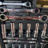 150件套72汽修工76具套装 汽车维修组套套筒扳手齿组工具修维合工