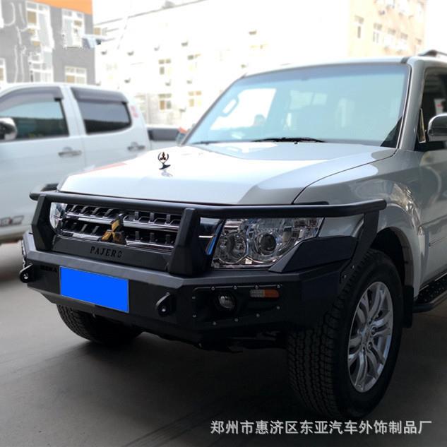 帕杰罗97/V帕杰罗9793澳式牛栏前杠V护灯杠竞技后防撞杠越前野保