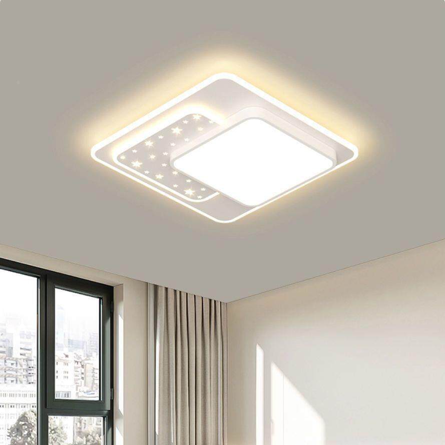 202L5新款客卧室吸顶D灯简厅约现代大气餐厅房间星空奶989油风E灯