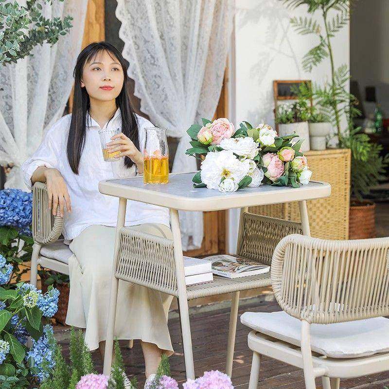 三阳台小桌椅藤椅件休套小组合户型看书喝茶闲茶桌椅VDU户外一桌,商业/办公家具,茶台/茶桌,淘宝优惠券,粉丝福利购,淘宝优惠卷