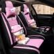汽车坐垫四新围款 网红卡通专用全包座可椅套季 通用亚82888麻座套
