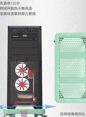 移金动主机托架带滑轮底座属脑万电向轮支架箱加F9688SS7大号微小