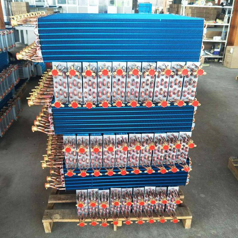 多种现货器表热芯冷翅片冷凝器传热风机盘管翅片式换蒸发表冷器