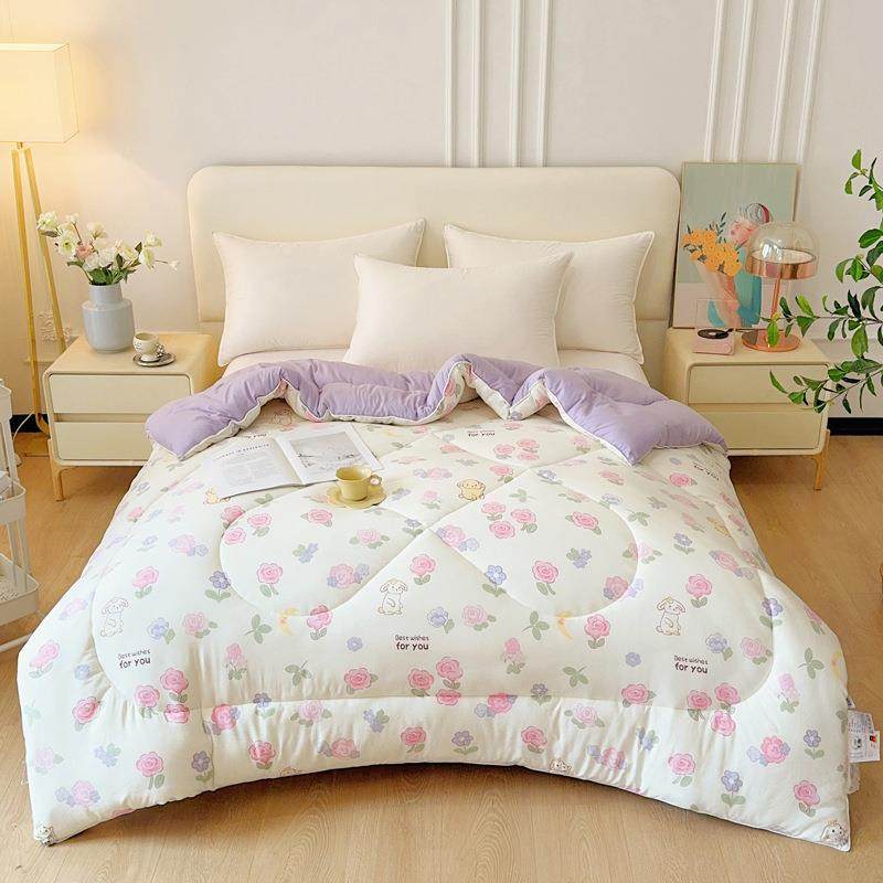 亲肤宿糯纤维糯糯春被A330秋被加厚冬被冬季保暖棉被芯软单双人学